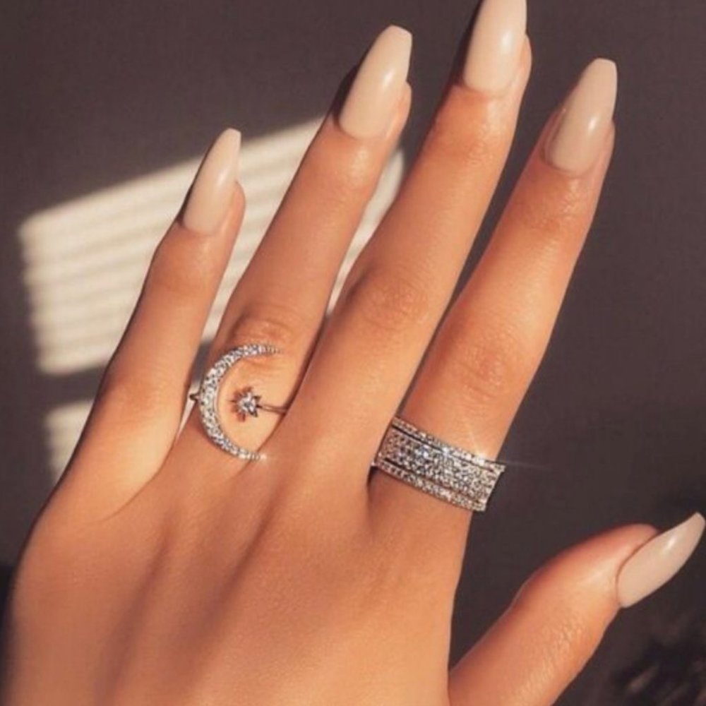 MOON STAR RING - Picture 5 of 5